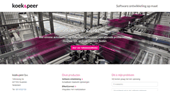 Desktop Screenshot of koekenpeer.nl